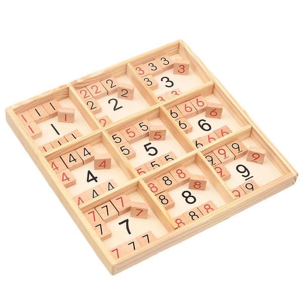 Sudoku Schack Schack Logik Träningsbräda Barn Resonerande Leksaker Barn Trä Spelleksaker null none