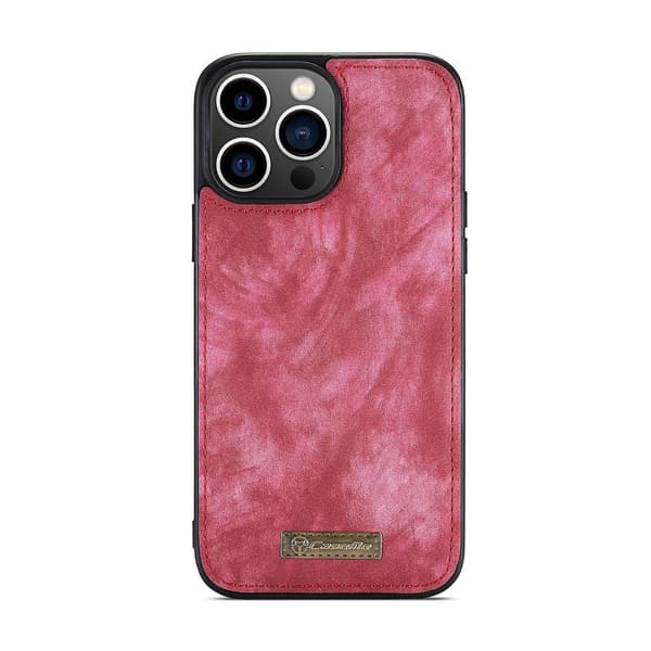 CaseMe 008 PU case för iPhone 15 Pro Red
