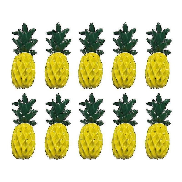 10st Legering Ananas Hänge Pumpa Berlocker Göra själv smycken Tillbehör för Halsband Armband Färgglada