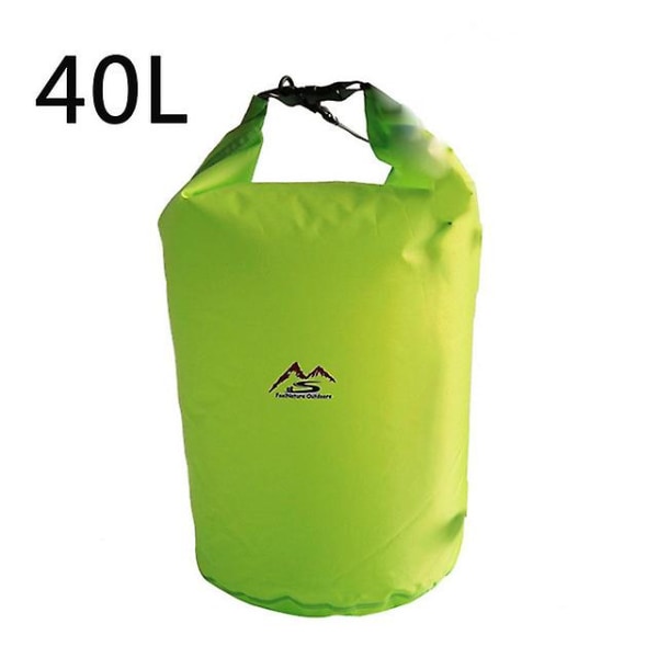 Utomhus torr vattentät väska torr väska säck Vattentät flytande torr väskor för båtliv Fiske Forsränning Simning 5l/10l/20l/40l/70 C Green-40L