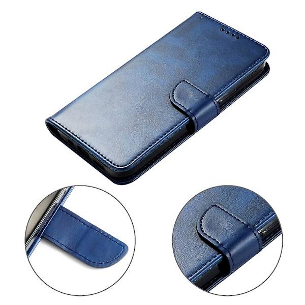 För Huawei Mate 20 Calf Texture Spänne Horizontal Flip Läder Phone case Blue