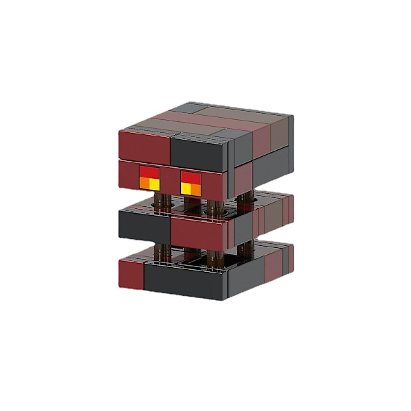 minecraft bygga leksak partikel pussel byggsten
