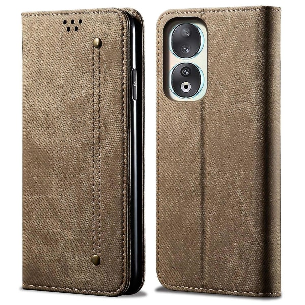 For Honor 90 Lite 5g / X50i Tpu+akryl Mobiltelefon Cover Klart skyddande stötsäkert case Khaki none