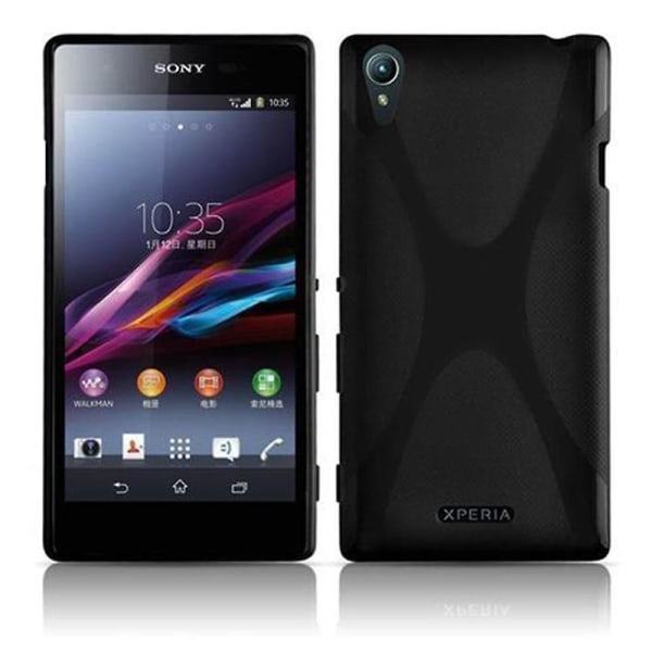 Sony Xperia T3 Hülle Handy Cover TPU- case - X-Line Design BLACK OXIDE Xperia T3