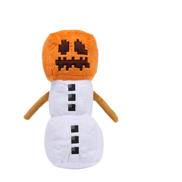 Minecraft Snow Puppet Doll Plyschleksak Barnpresenter 20cm