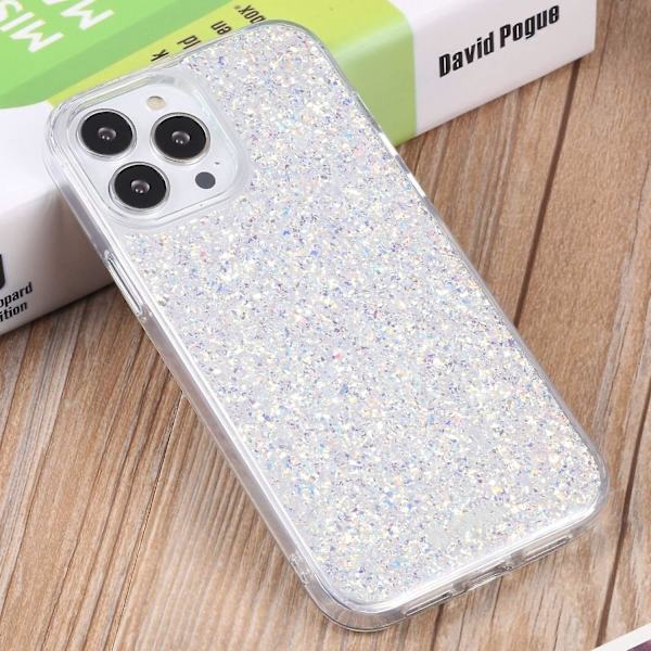 Epoxy phone case för iPhone 15 Pro Silver none