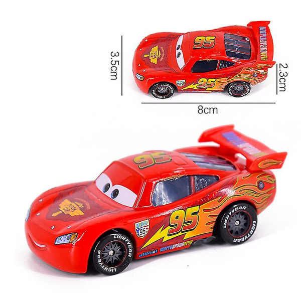 Pixar Cars 2 3 Lightning Mcqueen Mater Jackson Storm Ramirez 1 55 Diecast Vehicle Metal Legering Pojke Barnleksaker Julklapp car015 none