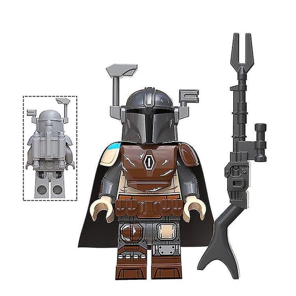 8-pack Star Wars The Mandalorian Minifigure Monterade Minifigure Building Block Leksaker null none