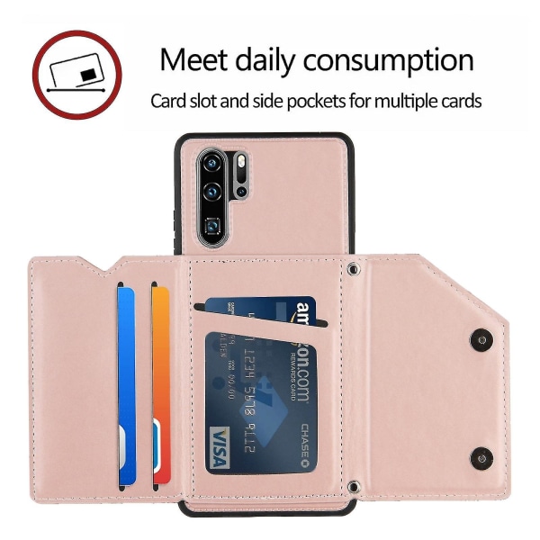 För Huawei P30 Pro Skin Feel Case Rose Gold