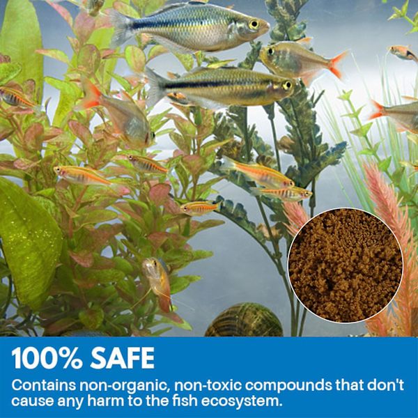 Aquarium Water Clarifier 5st Effektivt vattenrenande pulver för akvarium 1PC