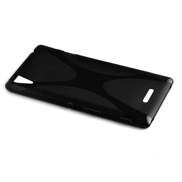 Sony Xperia T3 Hülle Handy Cover TPU- case - X-Line Design BLACK OXIDE Xperia T3