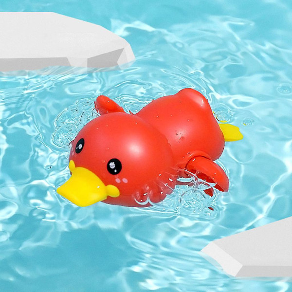 Baby Bada Söt Simning Sköldpadda Val Pool Strand Klassisk kedja Urverk Vattenleksak för barn Vattenleksaker C red duck