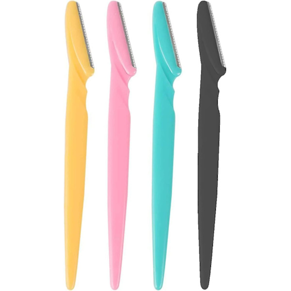 4 Pices De Rasoirs Sourcils,rasoir Sourcils De Scurit Pour Le Visage,coupe-sourcils,pilateur Portable Pour Le Visage Outil Pour Femmes Kit null none
