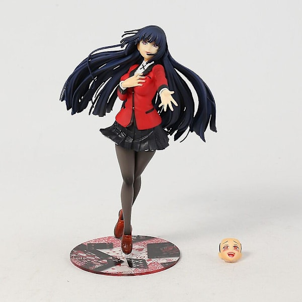 Kakegurui 2:a säsongen Mary Saotome Jabami Yumeko 1/8 Skala Pvc Figur Samlarmodell Leksak Yumeko box