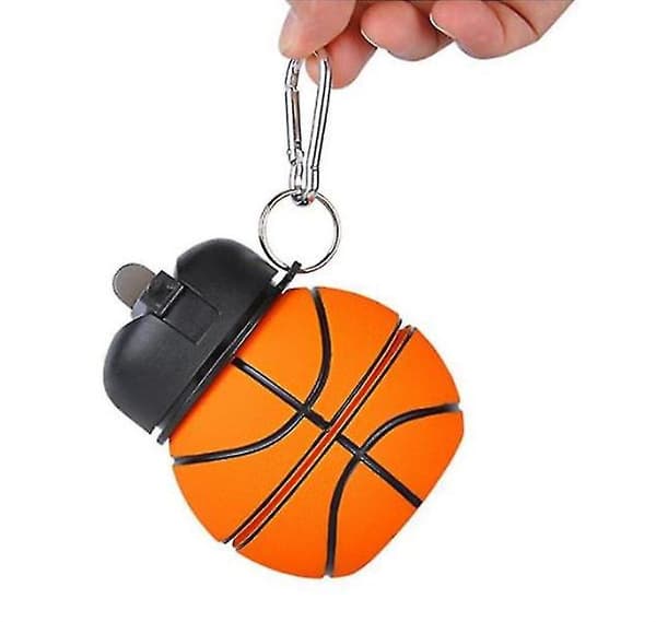 Utomhussport Vattenflaska Basket Tema Silikon Folding Cup Baseball