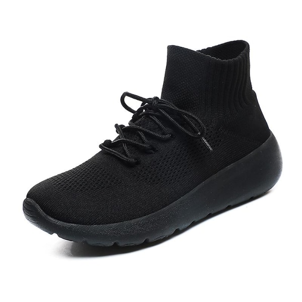 Herrsneakers Löptennisskor Lättviktsventilerande Sport Athletic 3C0810 Black 43