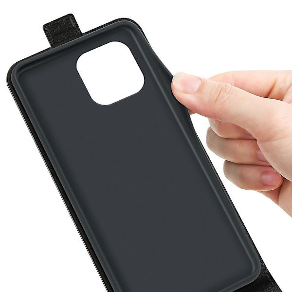 R64 Vertical Flip Case för iPhone 15 Black