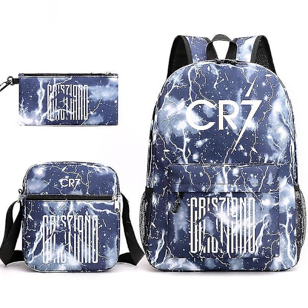 Fash Cr7 3st Set Ryggsäck Mol Väskor Väska Resväska 8 Only satchel
