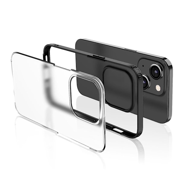 Frostat phone case för iPhone 15 Plus Grey