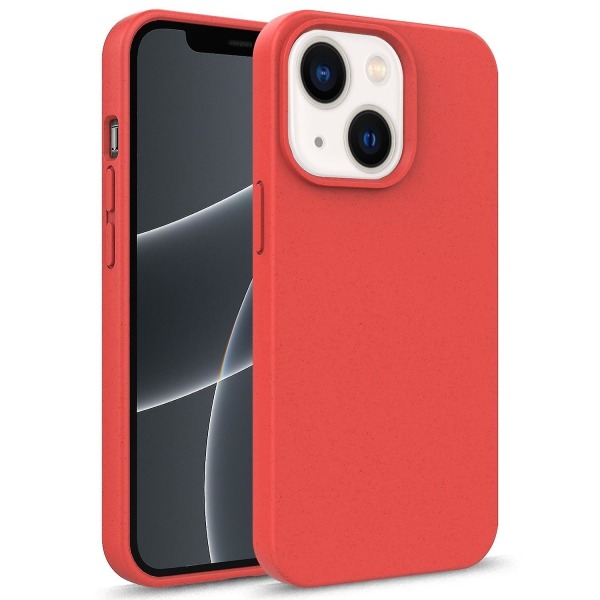 Starry Series Straw TPU- case för iPhone 15 Red