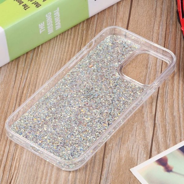 Epoxy phone case för iPhone 15 Pro Max Silver none