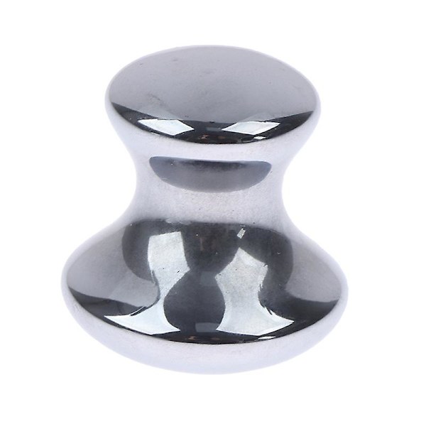 Gua Sha Ansiktsmassage Skönhetsverktyg Svampform Terahertz Energisten Guasha Silver 1pc