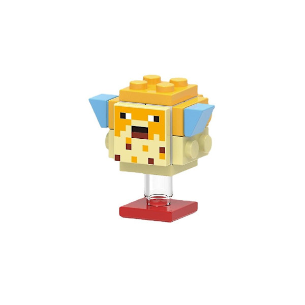 minecraft bygga leksak partikel pussel byggsten