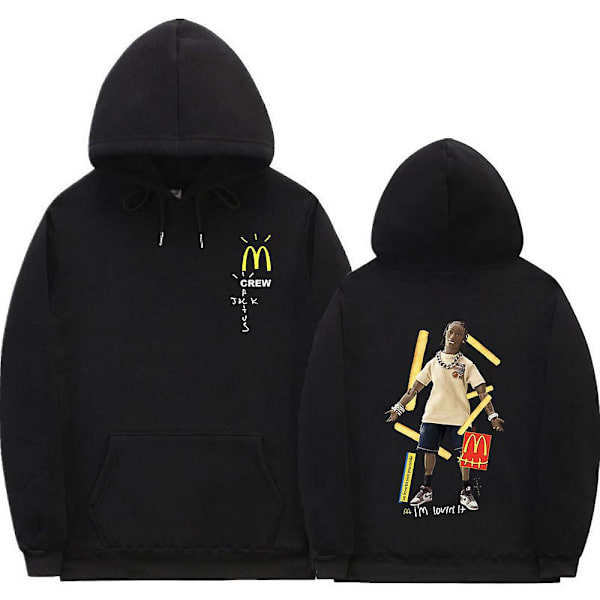 Cactus Jack Hoodie Män Kvinnor Dubbelsidig print Utseende Mamma I Can Fly Travis Scott Hoodies Unisex Hip Hop Streetwear Z0741*black L