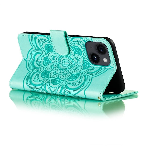 Mandala phone case för iPhone 15 Plus Green none