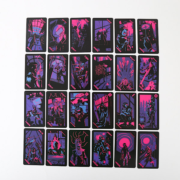 Neon Moon Tarot Divination Cards