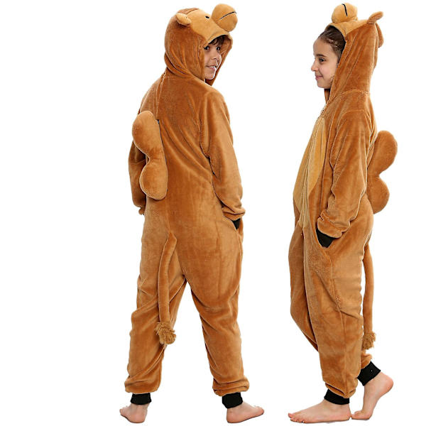 Barn Unisex Super Soft Fleece Camel Onesie Camel 9-10 Years