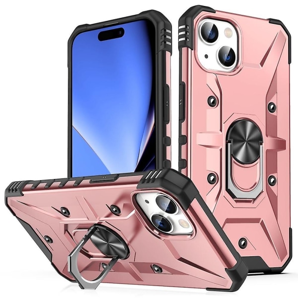 För iPhone 15 Ring Hållare Phone case Multicolor