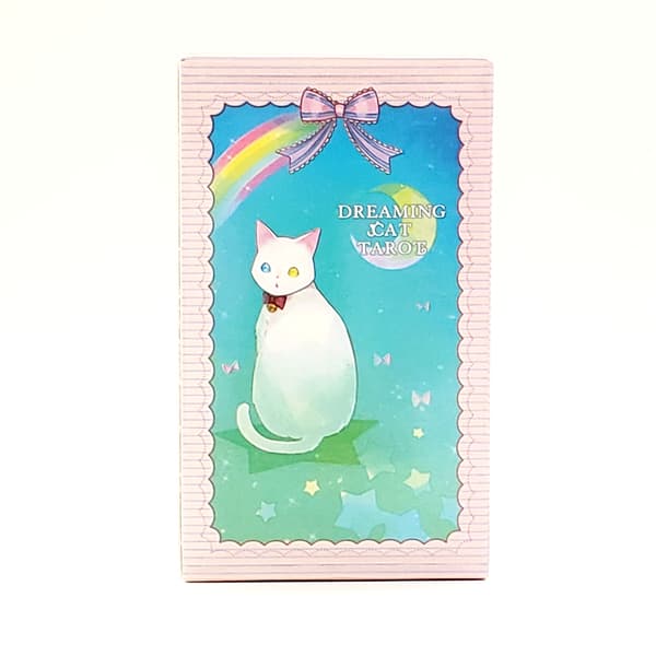 Drömmande katt tarot Utläggning av kort