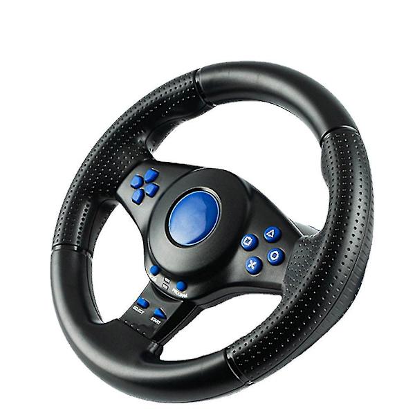 För Switch/Xbox One/360/ps4/ps2/ps3/pc Racing Game Sju-i-ett-ratt Black four in one