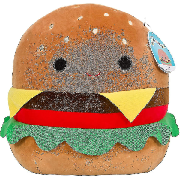 Stor 16" Carl The Cheeseburger - Officiell plysch - Mjuk och squishy matfylld djurleksak - Bra present till barn null none
