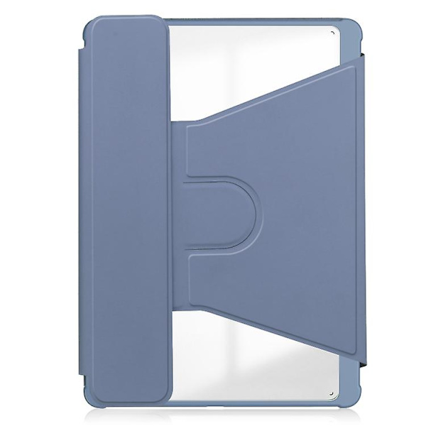 För Samsung Galaxy Tab S9 Fe+ 360 Rotation Transparent Smart Case Med Tangentbord Lavender