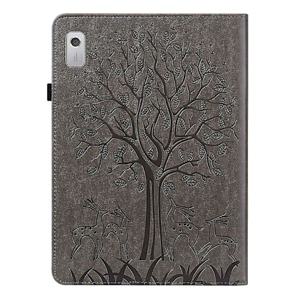 Mönstrat case för Lenovo Tab M9 Grey