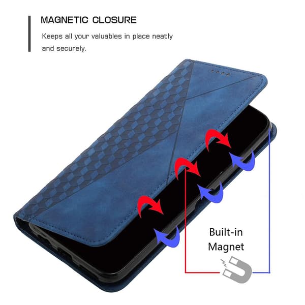 Diamond PU- case för iPhone 15 Pro Max Blue