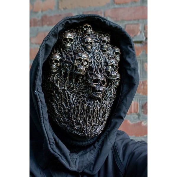 Halloween Mask Steam Skull Punk Mask Doomsday Mask Amazon Independent Station New Mask Skull Mask none