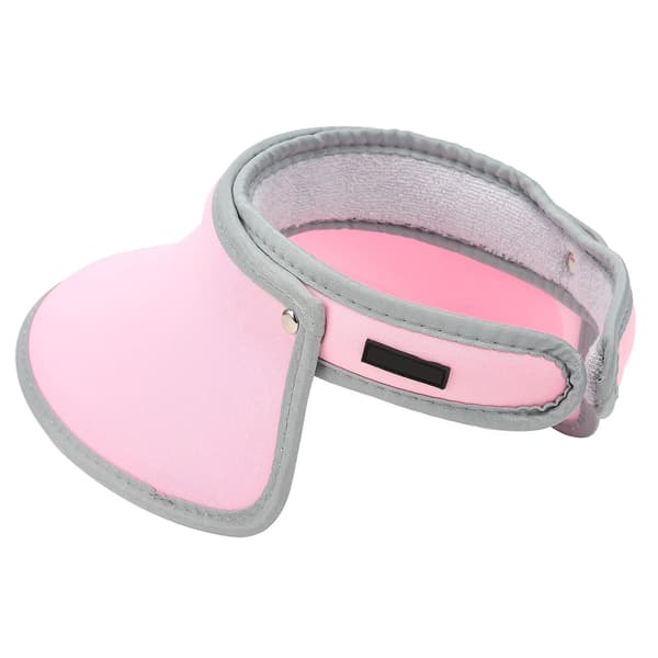 Elastiskt stickat tyg Andas golfsolhatt 360 rotation Justerbart Uv-skydd Light Pink
