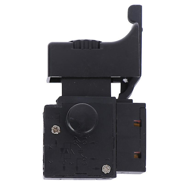 Fa4-6/1bek Svart 6a 250v Elektrisk borrhastighetskontroll avtryckarknapp Hfmqv