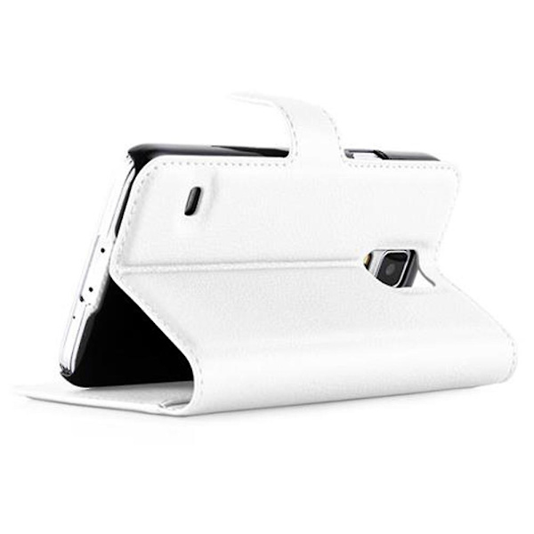 Samsung Galaxy S5 / S5 NEO Cover Case Case - med kortplatser och stativfunktion Arctic white Galaxy S5 / S5 NEO