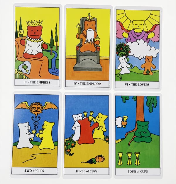 Tarotkort för gummibjörnar