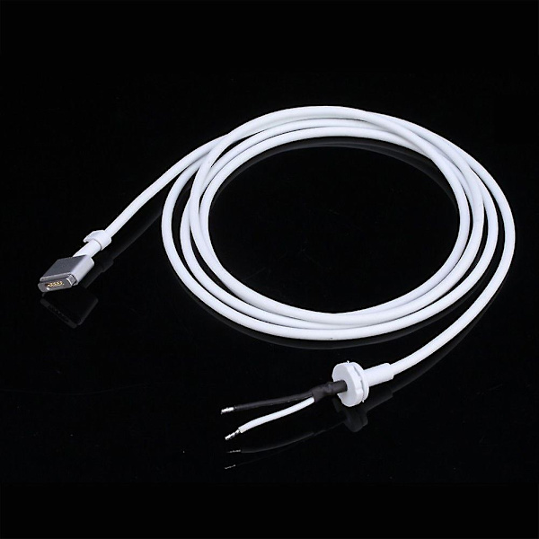 45W Macbook Pro DC-kontakt Pluggkabel Magsafe 2 T Laddningsadapterkabel White none