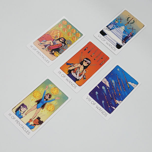 Nya andliga ögon Tarotkort för utläggning av spådomar