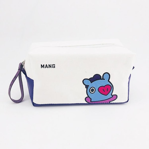 Kpop Bts Bt21 Kosmetisk förvaringslåda Pu brevpappersväska COOKY none