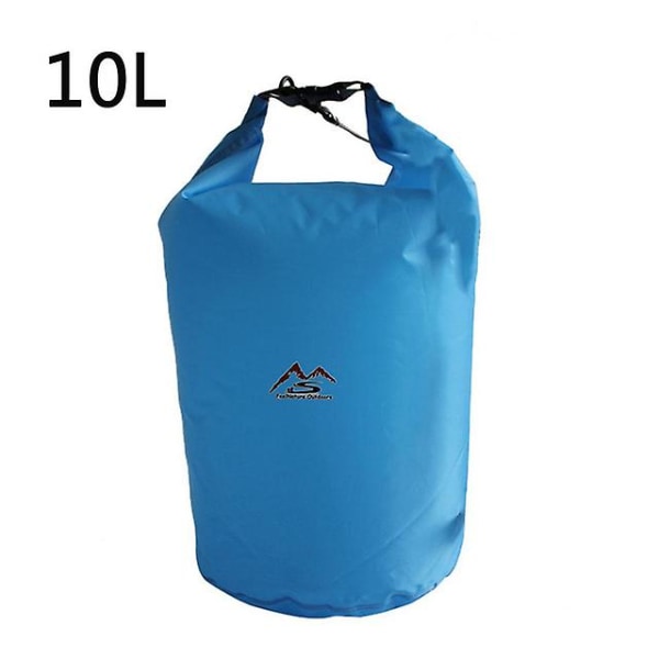Utomhus torr vattentät väska torr väska säck Vattentät flytande torr väskor för båtliv Fiske Forsränning Simning 5l/10l/20l/40l/70 C Blue-10L