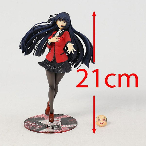Kakegurui 2:a säsongen Mary Saotome Jabami Yumeko 1/8 Skala Pvc Figur Samlarmodell Leksak Yumeko  no box