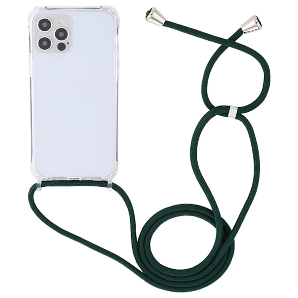 Akrylairbag Stötsäkert case för iPhone 15 Plus Dark green