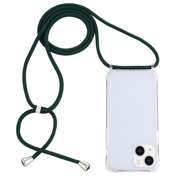 Akrylairbag Stötsäkert case för iPhone 15 Plus Dark green